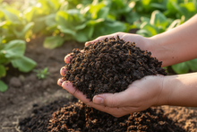 Load image into Gallery viewer, Hands holding organic fertiliser